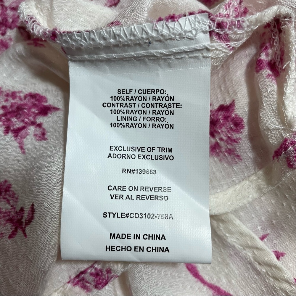 COCO + JAIMESON FLORAL JUNIORS DRESS SIZE M - Picture 8 of 11